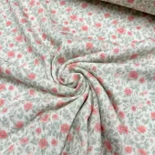 Petites fleurs 210d - Økotex - Ribbjersey
