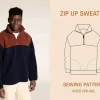 Zip-Up Sweater - 2xs-4xl - Wardrobe By Me