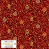 Red gold 003 - Christmas stars - Stof fabrics