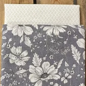 Flowers & Tan Diamond - Stoffpakke