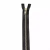 75cm – Svart/Metall – Delbar glidelås