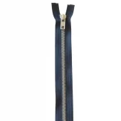 70cm – Marine/Metall – Delbar glidelås