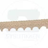 Ecru B0829 088 - 2 cm . Heklet blonde