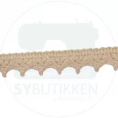 Ecru B0829 088 - 2 cm . Heklet blonde