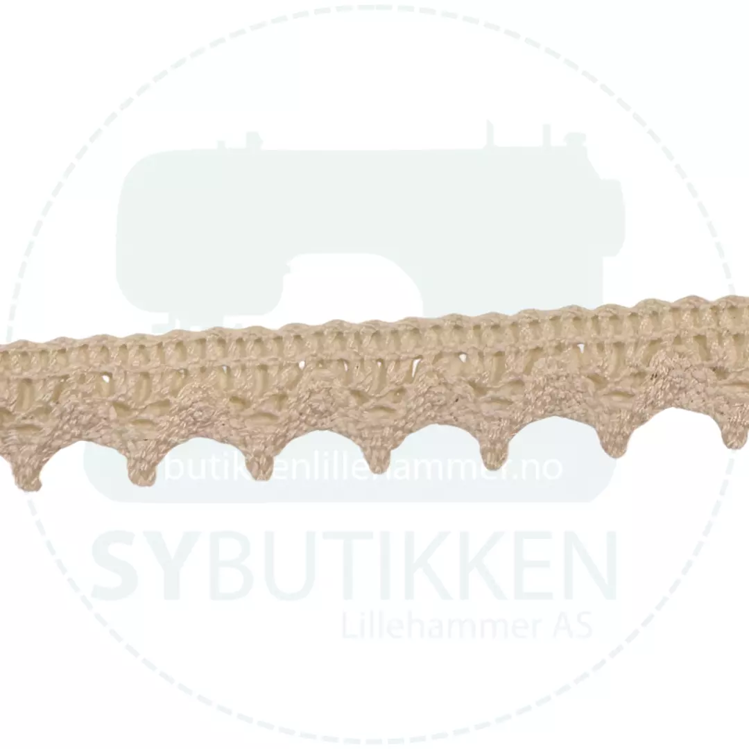 Ecru B0829 088 - 2 cm . Heklet blonde