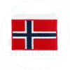 Norsk flagg – 7×5 cm – Strykemerke