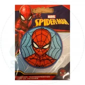Spider-man portrett - 6x6 cm - Strykemerke