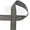 Svart/ecru z63 1411 – 40mm – Veskebånd