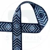 Marine/blå/hvit z63 1366 – 40mm – Veskebånd