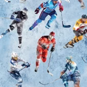 Hockey lys blå - Ice Hockey - Benartex