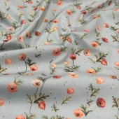 Arbor Rose (Light teal) - Garden of Affection - Benartex