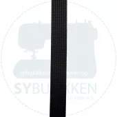 Svart - 20mm - Webb-bånd