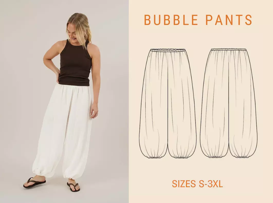 Bubble Pants - S-3XL - Wardrobe By Me