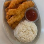 18a. Fritert kylling med sursøt saus