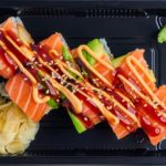 18a. Rainbow tempura maki 8 biter