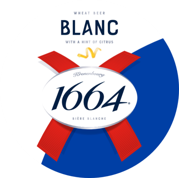 Kronenbourg 1664 Blanc 0,33l - Flaske