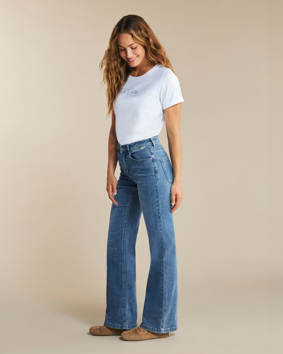 Colette 5-pocket stone used