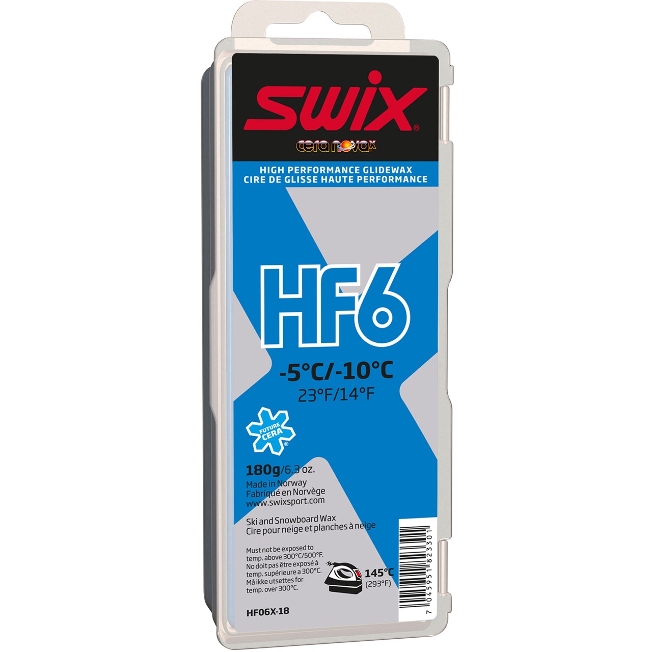 Swix  HF6X Blue, -5°C/-10°C, 180g