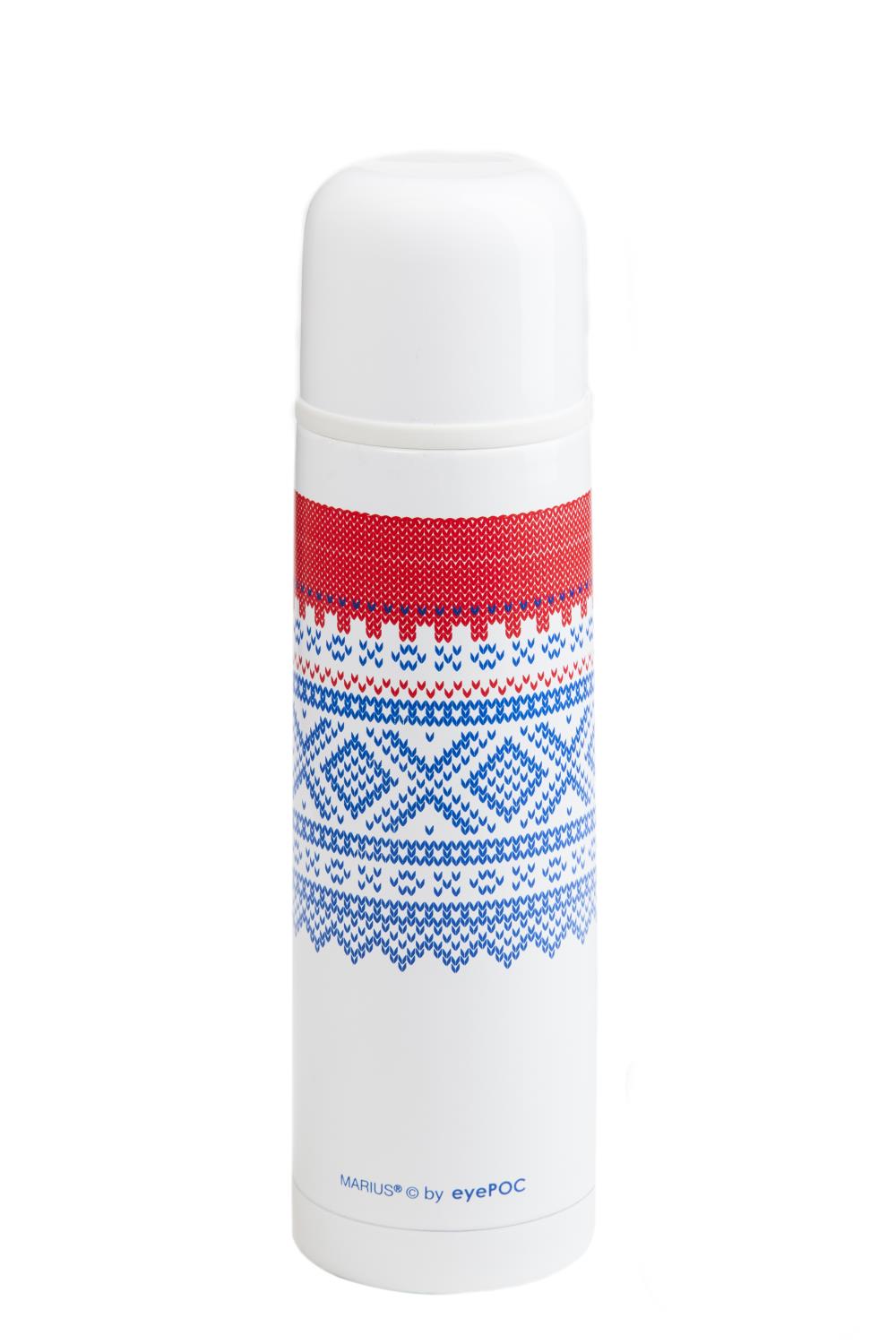 Eyepoc  Termos 0,5 liter, Mariusmønster hvit