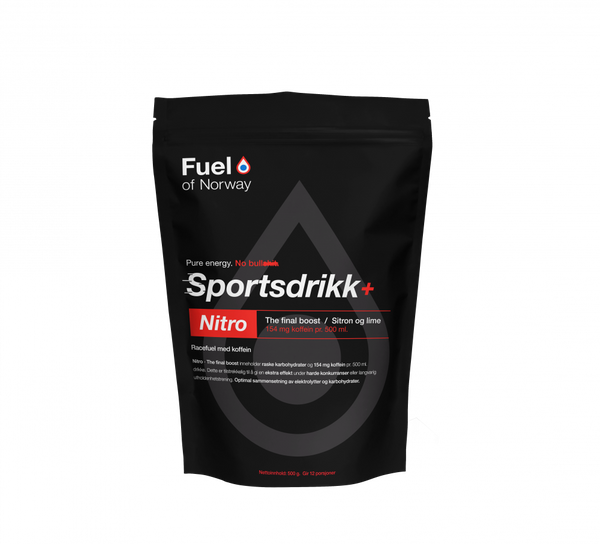 Fuel Sportsdrikke Nitro m/koffein 0,5kg