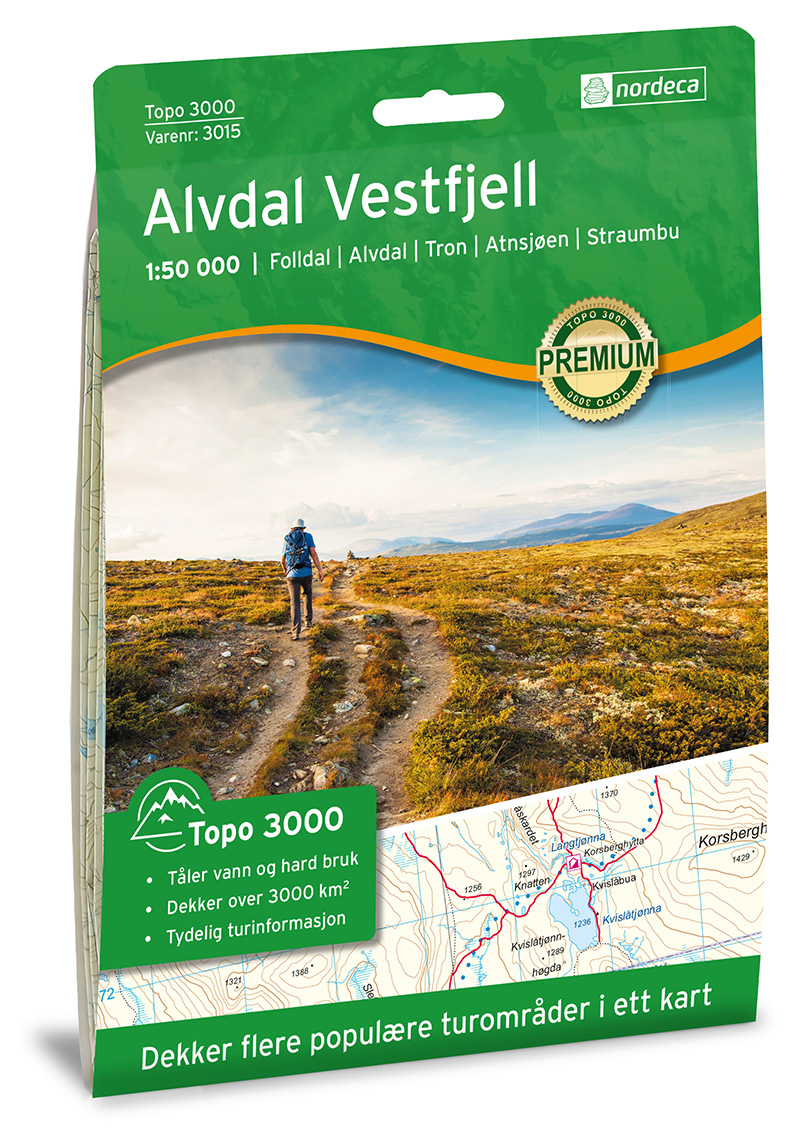 Nordeca  Alvdal Vestfjell 1:50 000