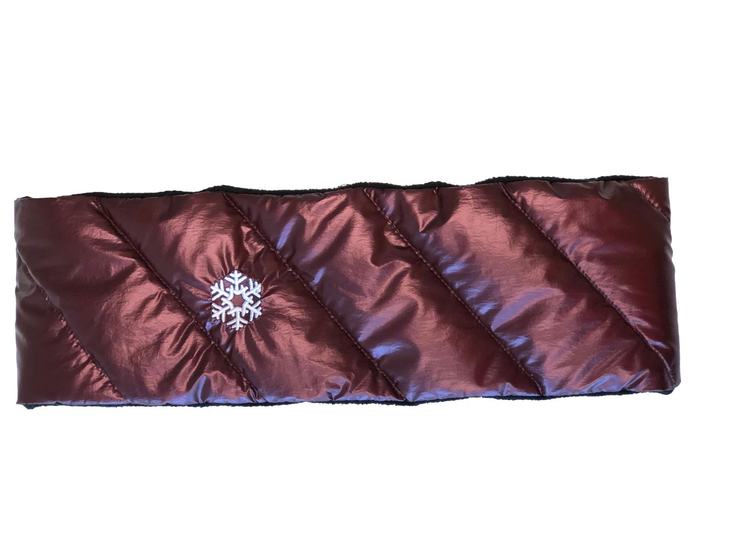 Thermopoc  Pannebånd i dun burgunder metallic 85x660mm