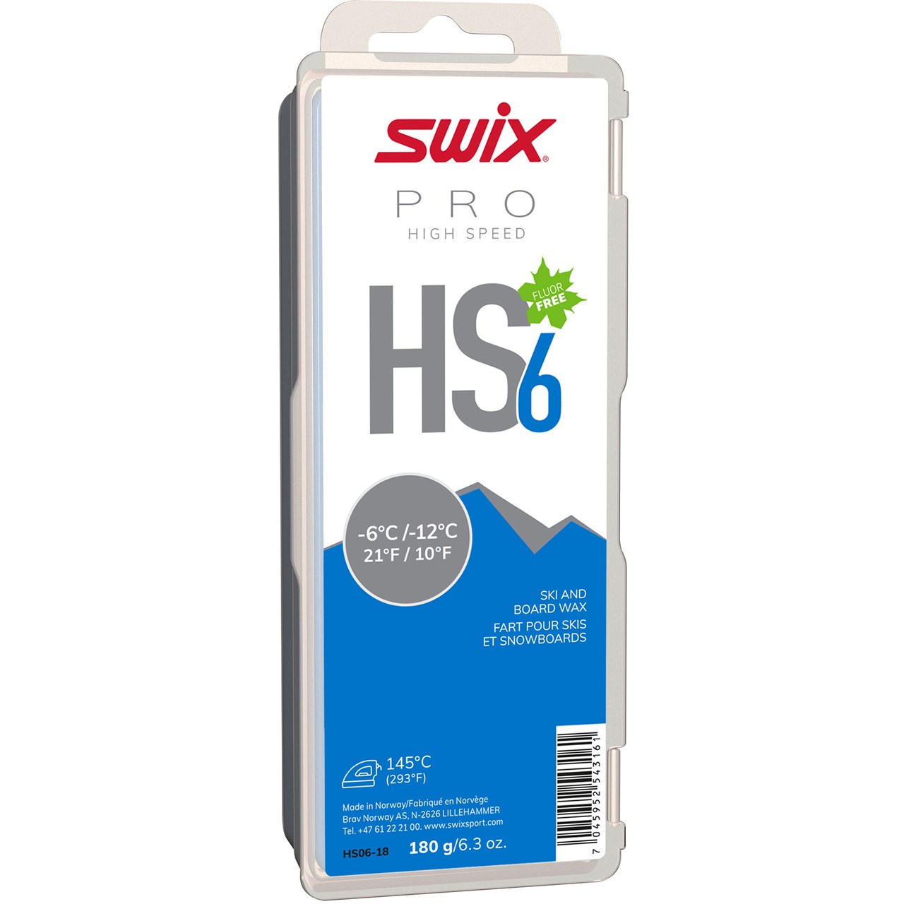 Swix  HS6 Blue, -6°C/-12°C, 180g