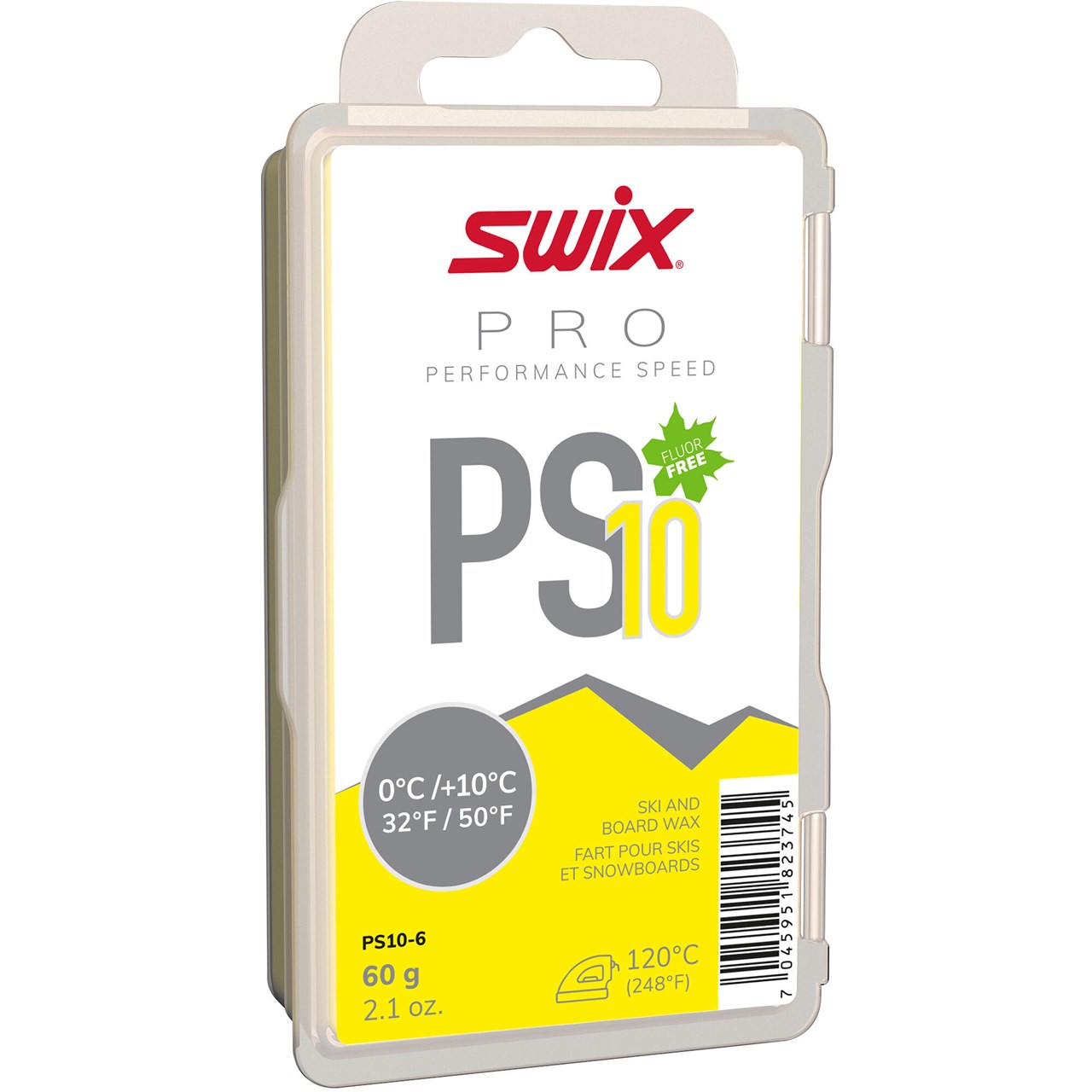 Swix  PS10 Yellow, 0°C/+10°C, 60g