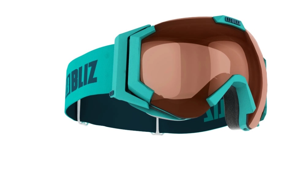 Bliz Goggles Carver Smallface Matt Turquoise