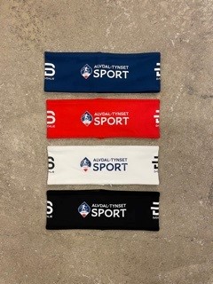 Dæhlie Headband Polyknit Logo, rød