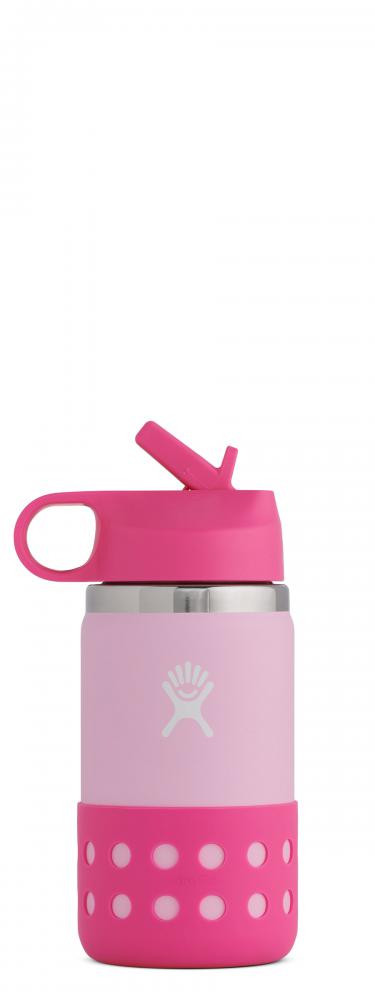 Hydro Flask  12 oz Kids Wide Mouth Straw Lid & Boot, Plumeria