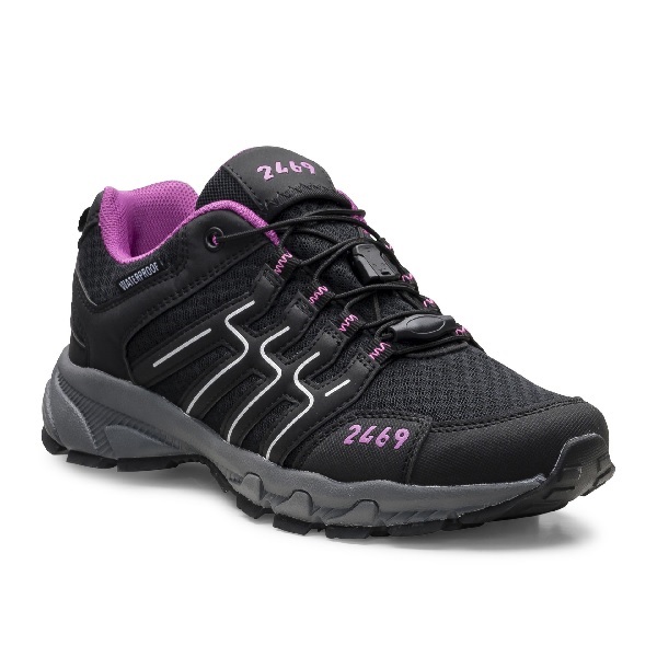 2469  Hiker Low Women WP, black/purple