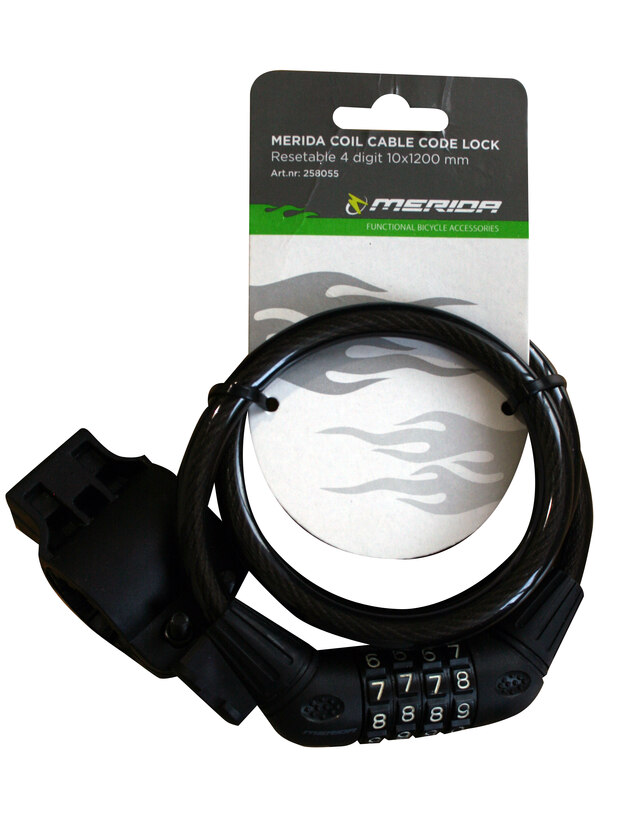 Merida  Spirallås m/brakett, kode
