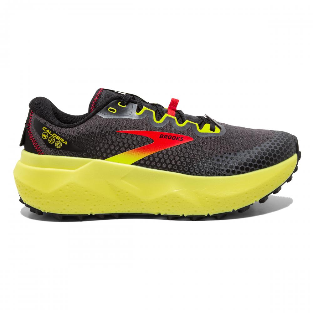 Brooks  Caldera 6 Herre, black/fiery red