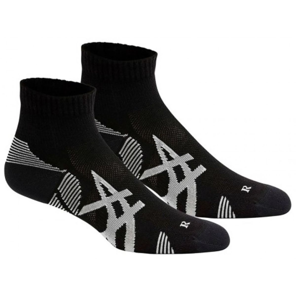 Asics  2ppk Cushion Run Quarter Sock