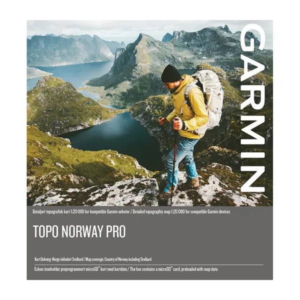 Garmin Topo Norway Pro kart