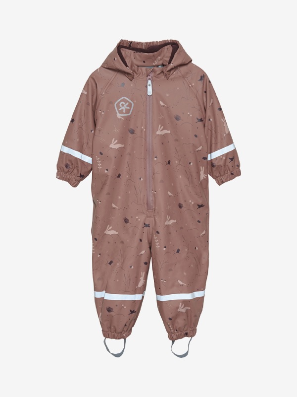 Color Kids Baby Regndress med fleece, rosa