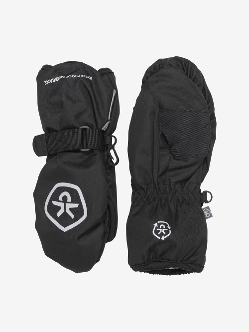 Color Kids Mittens Waterproof, black