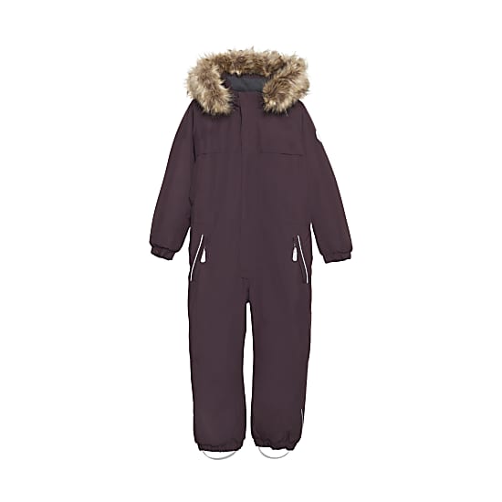 Color Kids Coverall w fake fur, fudge