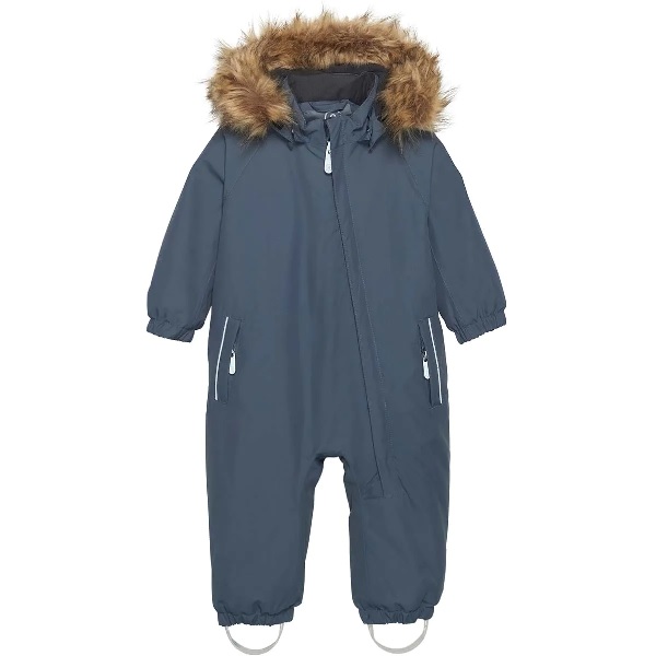 Color Kids Coverall w fake fur, turbulence
