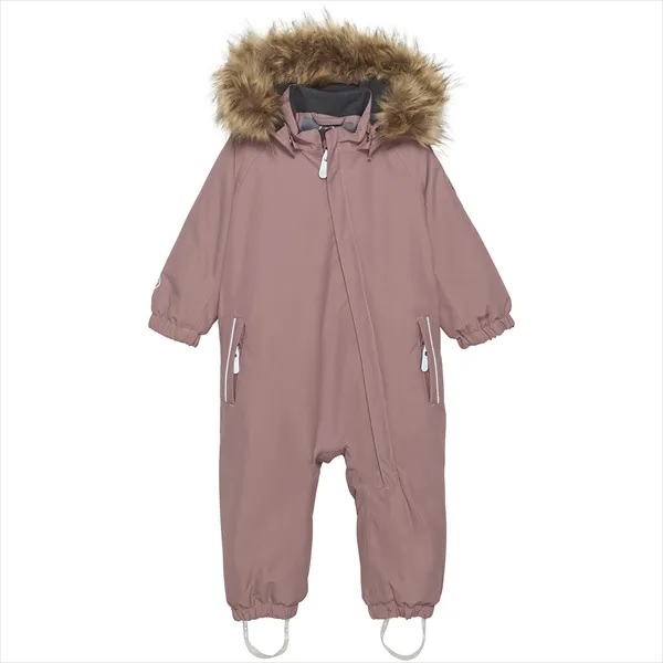 Color Kids Coverall w fake fur, burlwood