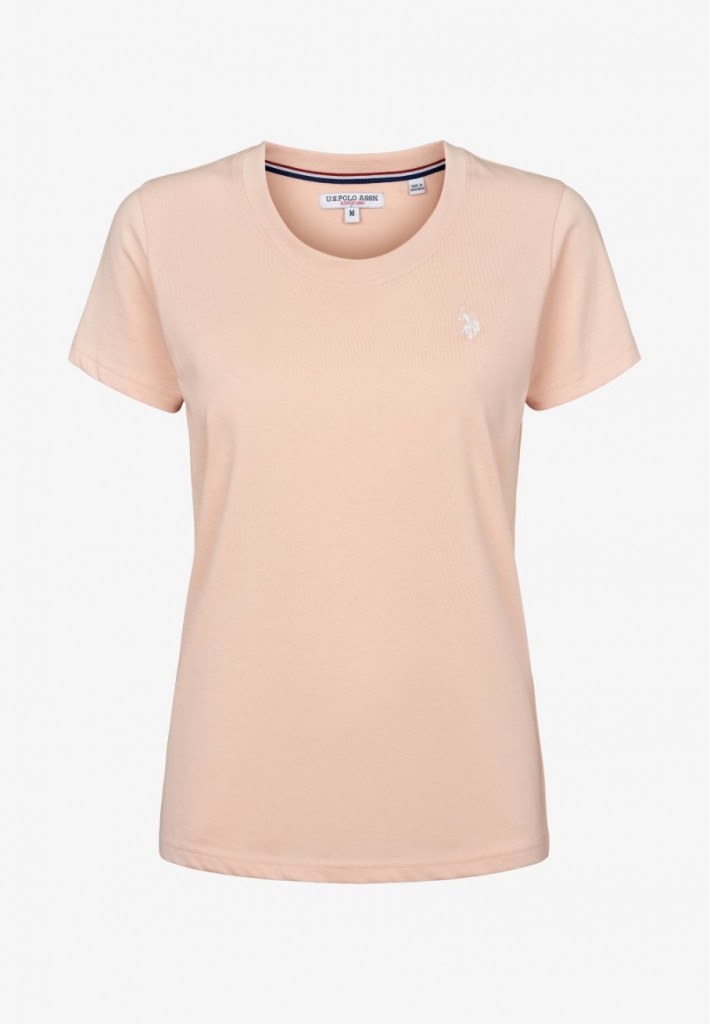 U.S Polo  Amy T-Skjorte dame, peachy keen