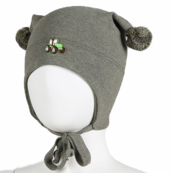 Kivat Knytelue Bomull Traktor, grønn