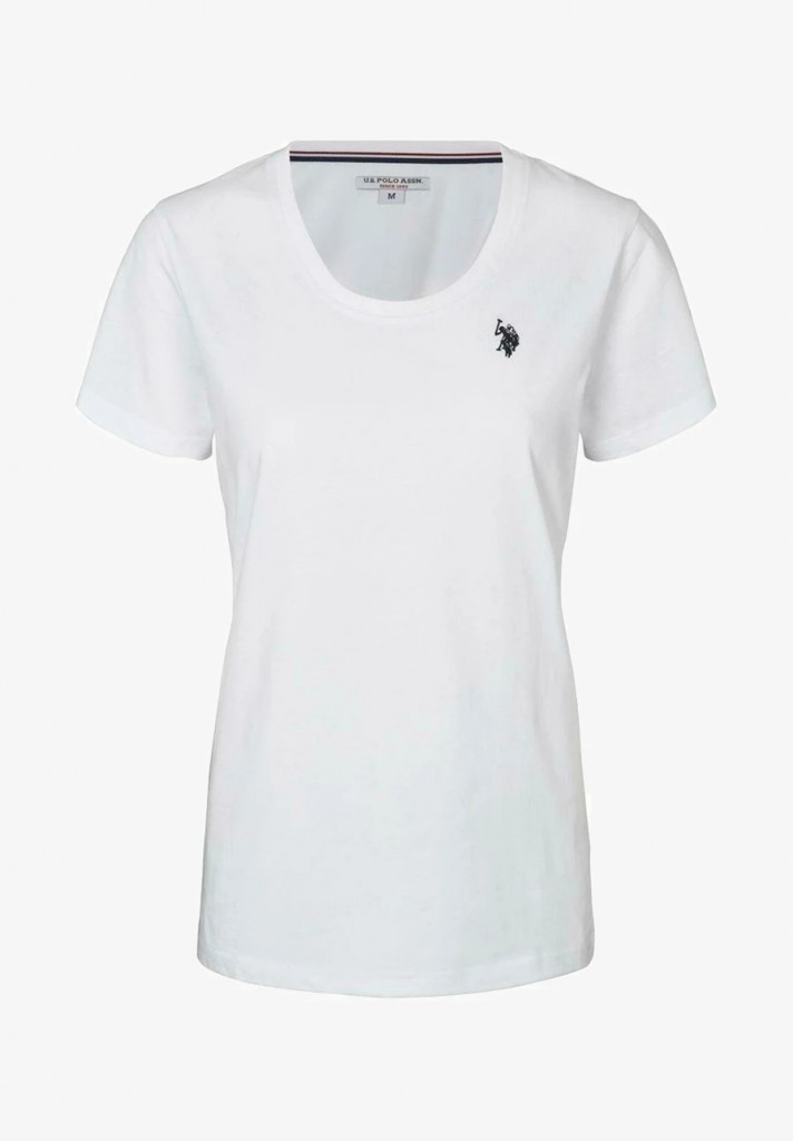 U.S Polo  Amy T-Skjorte dame, white