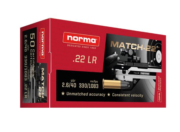 Norma Match 22LR - 500 stk
