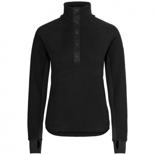 Johaug  Fusion Pile Henley, Black