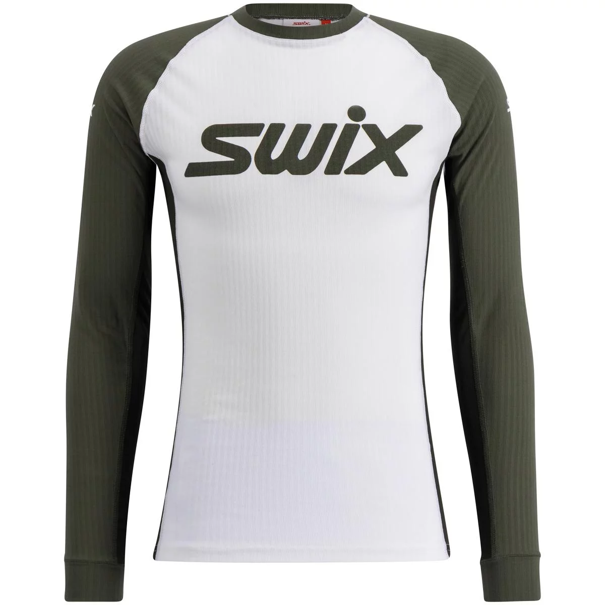 Swix  Racex Classic Long Sleeve M, white/olive