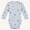 Hust&Claire Baloo body med dyr, cloud blue