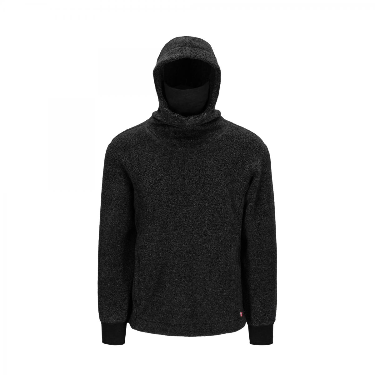 Aclima Reborn Terry Pullover hettegenser, dark grey mel