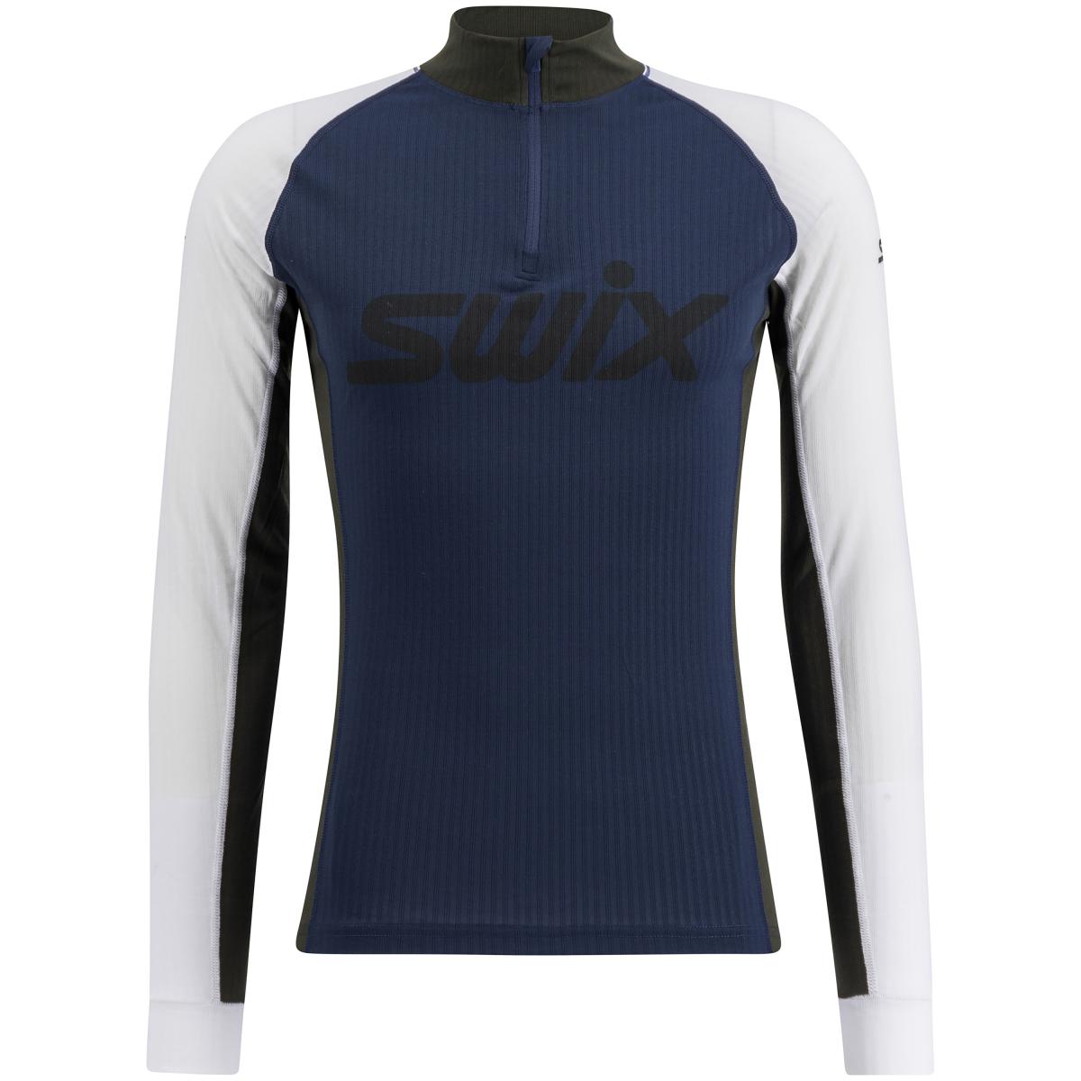 Swix  Racex Classic Half Zip M, dark navy/white
